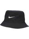 Apex Swoosh Bucket Hat Black - NIKE - BALAAN 2