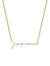 La Chain Signature Logo Chain Necklace Gold - JACQUEMUS - BALAAN 6