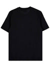 Women's Horseferry Square Print Cotton Short Sleeve T-Shirt Black - BURBERRY - BALAAN 3