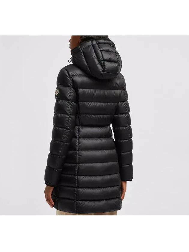 1C00025 595FE 999 HIRMA Black Hooded Down Long Padding - MONCLER - BALAAN 5