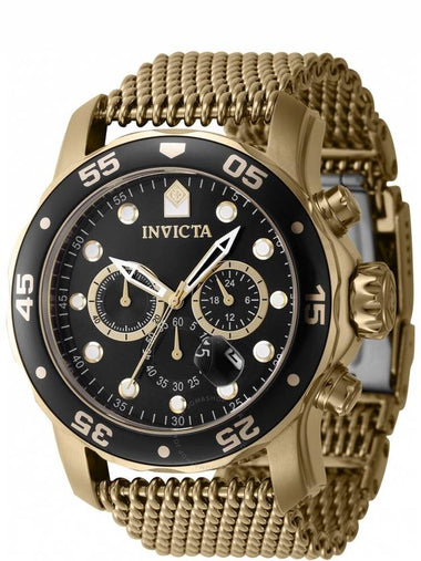 Invicta Pro Diver Chronograph GMT Date Quartz Black Dial Men's Watch 47238 - INVICTA - BALAAN 1