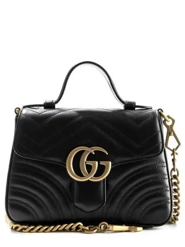 Women s Marmont Mini Top Handle Shoulder Bag 270217 - GUCCI - BALAAN 1