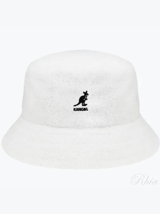 K3050ST White Bermuda Bucket Hat - KANGOL - BALAAN 1