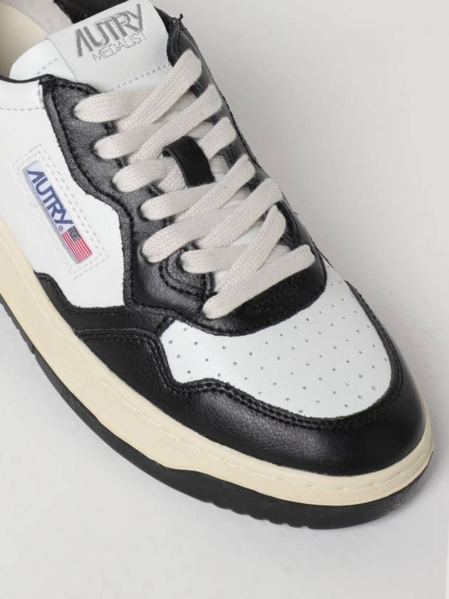 Medalist Leather Low Top Sneakers White Black - AUTRY - BALAAN 5