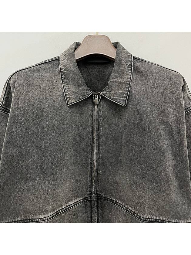 back logo denim trucker jacket vintage black 202BT244270F - FEAR OF GOD ESSENTIALS - BALAAN 4