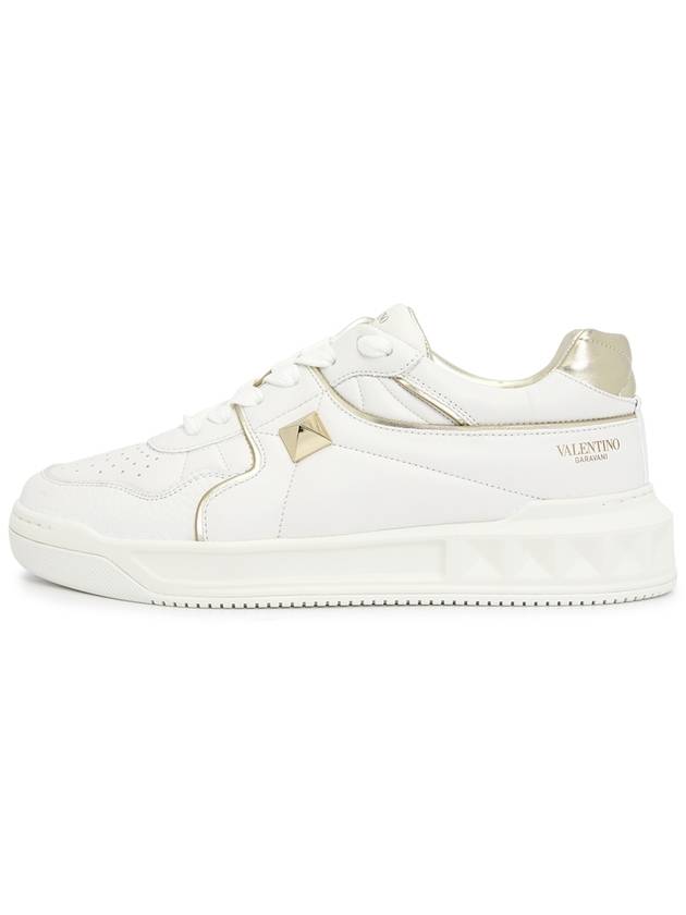 one stud low top sneakers white - VALENTINO - BALAAN 5