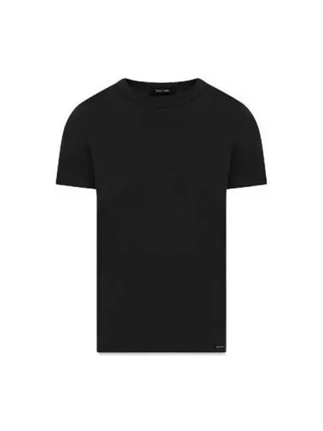 Crew Neck Solid Short Sleeve 3COLOR T4M081040 - TOM FORD - BALAAN 1