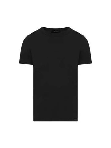 Crew Neck Solid Short Sleeve 3COLOR T4M081040 - TOM FORD - BALAAN 1