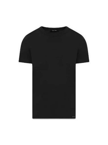 Crew Neck Solid Short Sleeve 3COLOR T4M081040 - TOM FORD - BALAAN 1