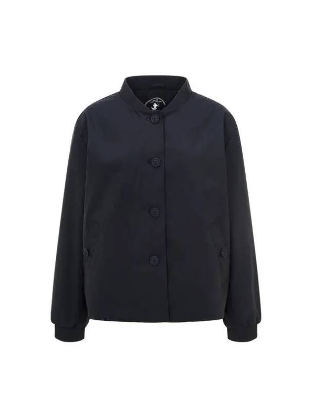 JAIDA button up jacket black - SAVE THE DUCK - BALAAN 1