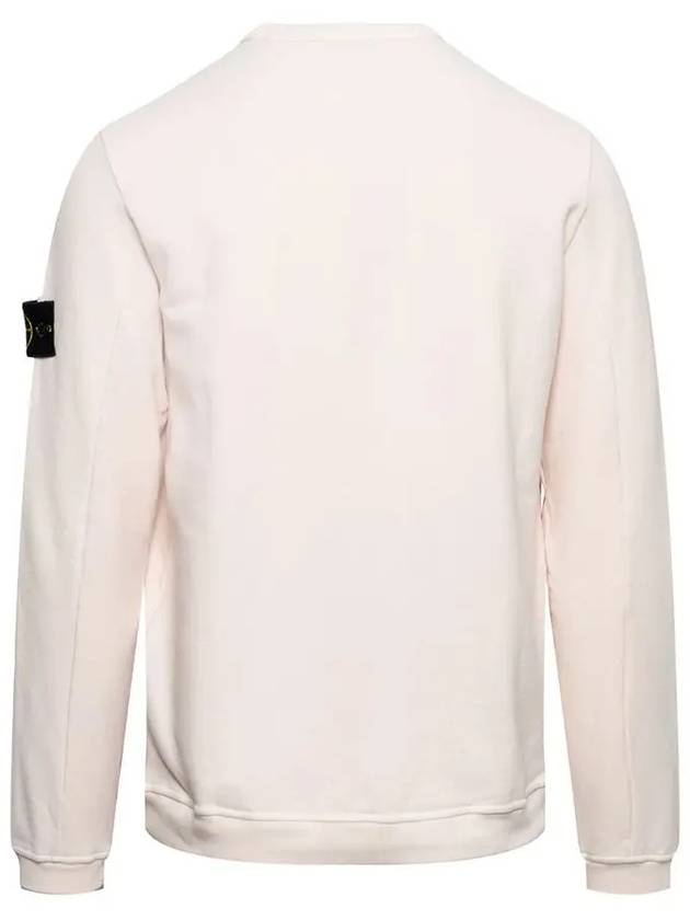 Waffen Patch Crew Neck Sweatshirt Light Pink - STONE ISLAND - BALAAN 3