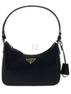 Re-Edition Saffiano Leather Mini Bag Black - PRADA - BALAAN 2