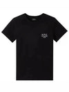 Denise Embroidered Short Sleeve T-shirt Black - A.P.C. - BALAAN 2