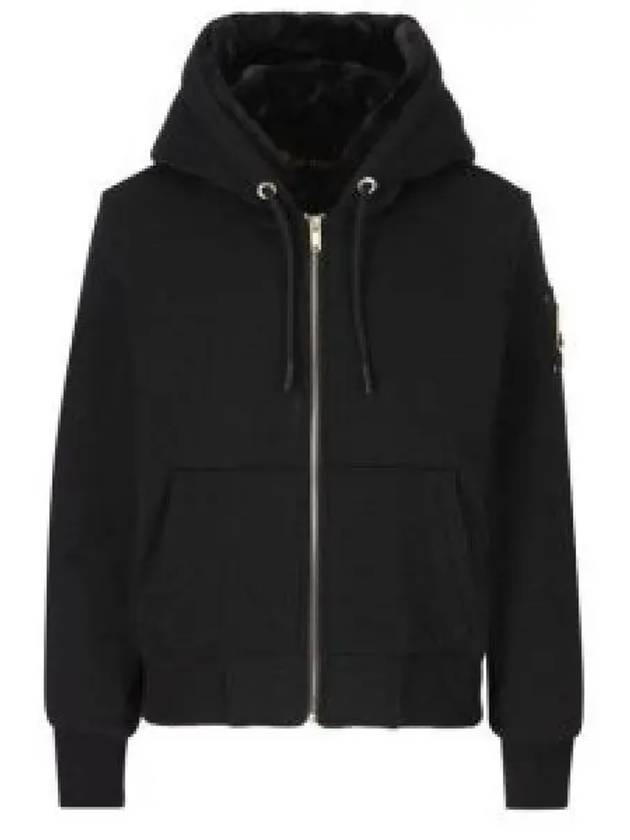 Madison Bunny Gold Hooded Jacket Black - MOOSE KNUCKLES - BALAAN 2