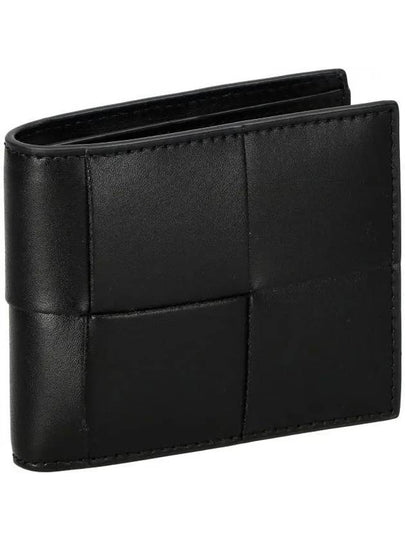 Intrecciato Half Wallet Black - BOTTEGA VENETA - BALAAN 2