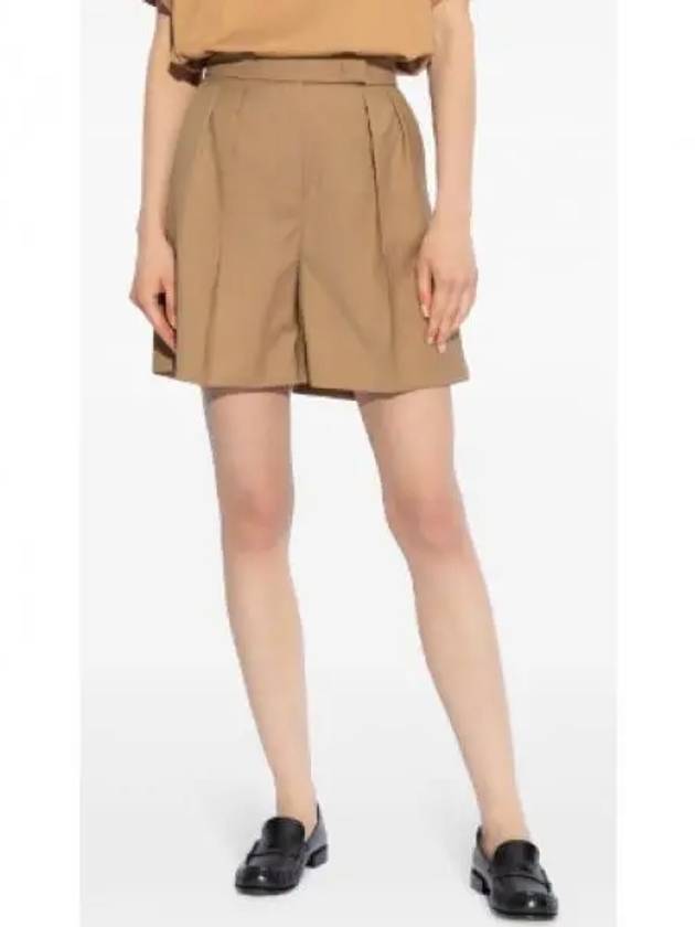 Jessica Virgin Wool Shorts Brown - MAX MARA - BALAAN 2