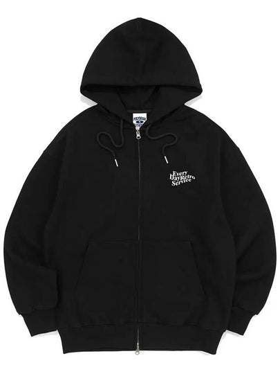 2 WAY Wave EDS Hooded Hooded Zipup Black - POLYGRAM - BALAAN 2