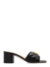 Double G Slide Sandal Heels Black - GUCCI - BALAAN 2