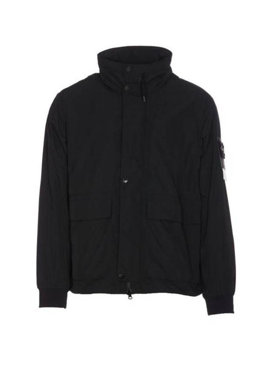 Compass Badge Jacket Black - STONE ISLAND - BALAAN 1