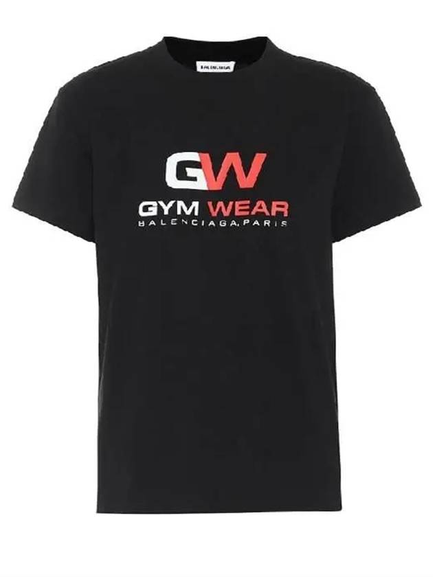 Gymwear logo tshirt 612964 TIVD5 - BALENCIAGA - BALAAN 7