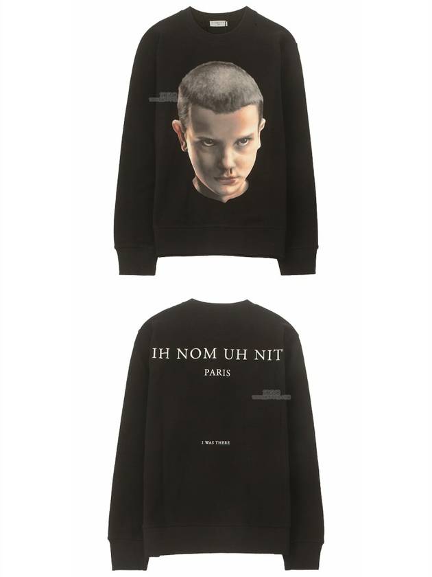 Eleven Archive Print Sweatshirt Black - IH NOM UH NIT - BALAAN 6