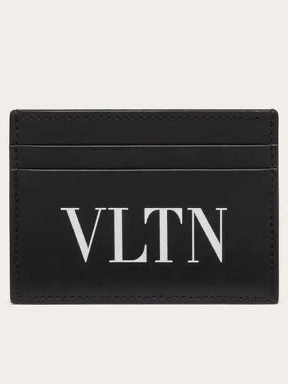 VLTN Logo Card Wallet Black - VALENTINO - BALAAN 2