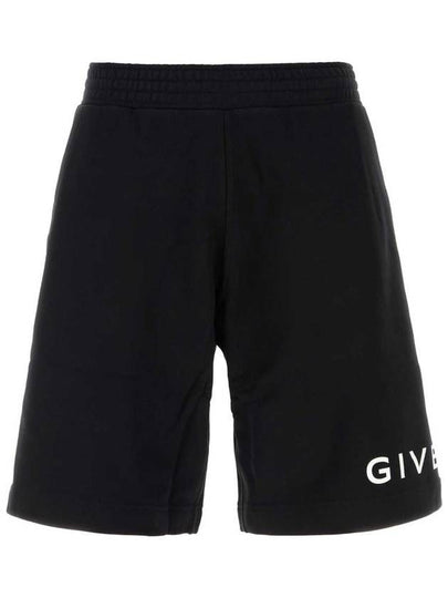 Logo Print Pocket Shorts Black - GIVENCHY - BALAAN 2