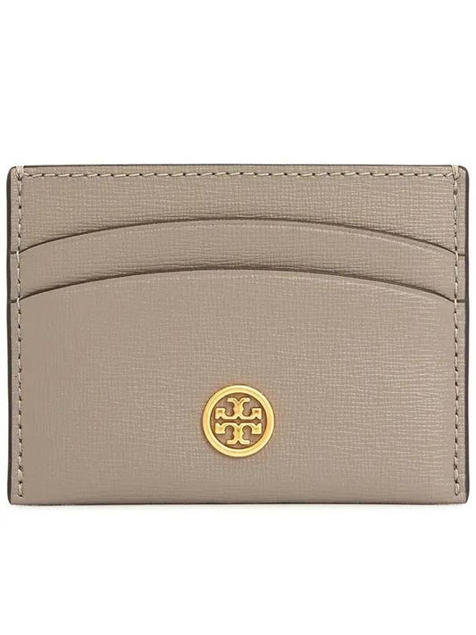 Robinson Card Wallet Grey - TORY BURCH - BALAAN 1