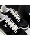 Women s Sneakers Suede Calfskin CC Logo Shoes Black - CHANEL - BALAAN 5