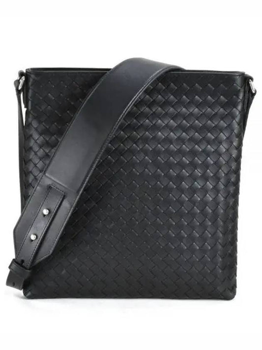 Intrecciato Cross Bag Black - BOTTEGA VENETA - BALAAN 2