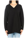 Women's Tropea V-neck Knit Top Black - MAX MARA - BALAAN 2