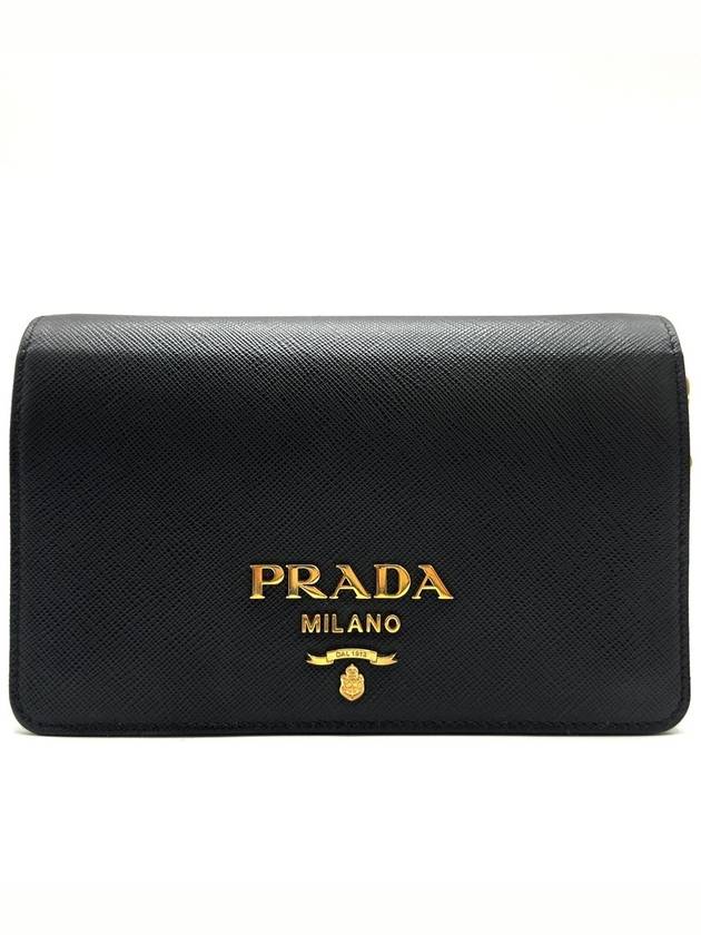 Saffiano Lux Mini Chain Cross Bag 1BP006 - PRADA - BALAAN 2