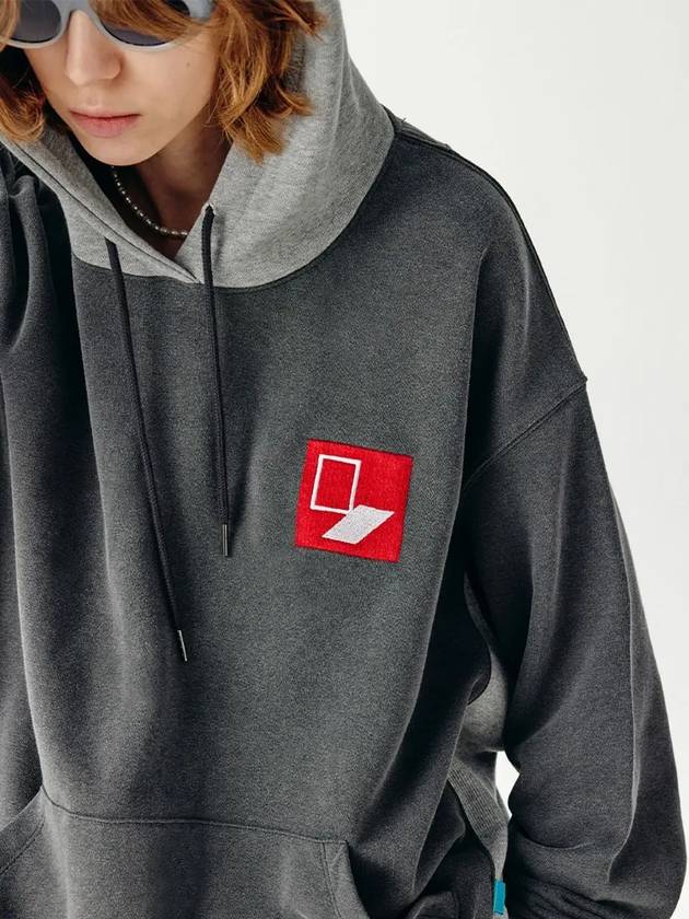 Unisex BXMXHD Door Box Sweat Hoodie Mix Charcoal - CHANCE'S NOI - BALAAN 2