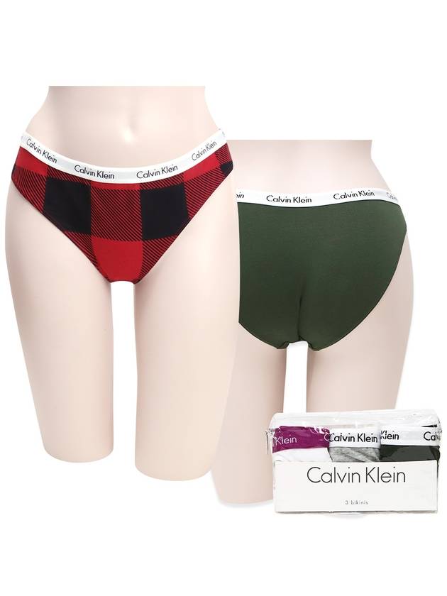 CK Women's Briefs 3 Piece Set QD3588 - CALVIN KLEIN - BALAAN 1