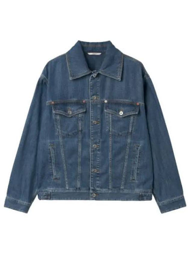 Washed Denim Jacket Medium Blue - VALENTINO - BALAAN 1