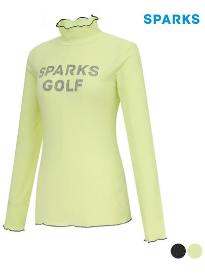 Frill Half-Neck Long Sleeve T-Shirt SL1LTS002 - SPARKS - BALAAN 2