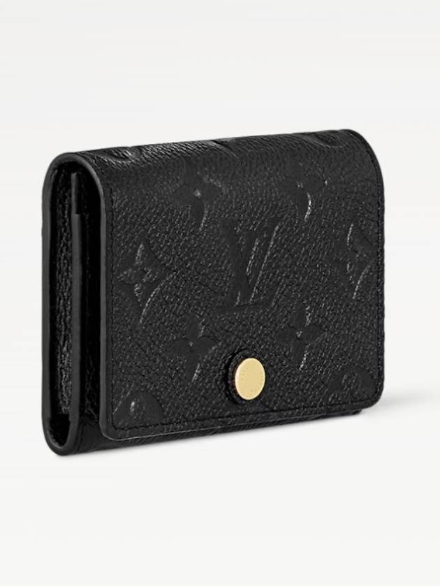 Monogram Embossed Leather Business Card Wallet Black - LOUIS VUITTON - BALAAN 4