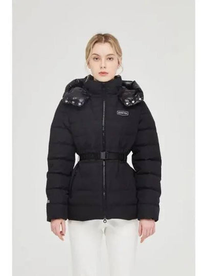 Pi a G Gore Wind Stopper Black Women s Outerwear - DUVETICA - BALAAN 1