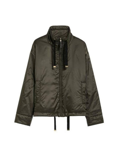 Water Repellent Padded Hooded Jacket Khaki - MAX MARA - BALAAN 2