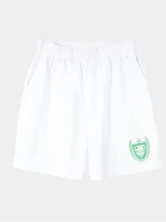 Beverly Hills Logo Print Shorts White - SPORTY & RICH - BALAAN 2