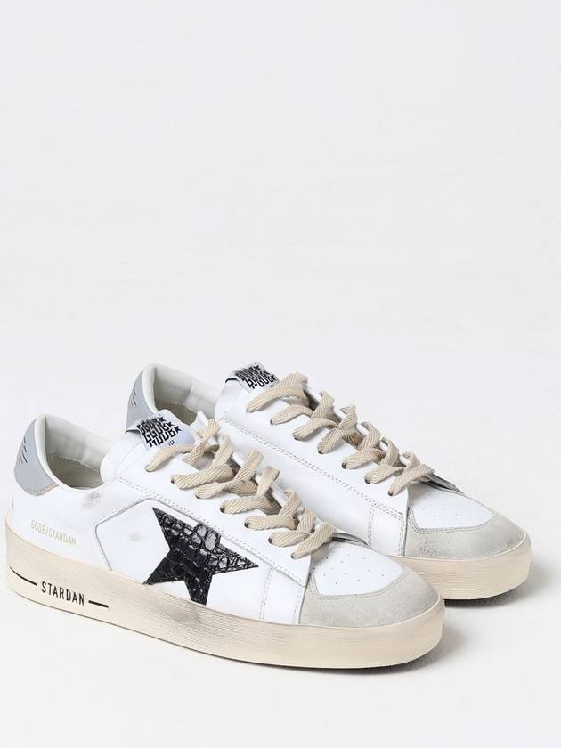 Stardan Leather Low Top Sneakers White - GOLDEN GOOSE - BALAAN 3