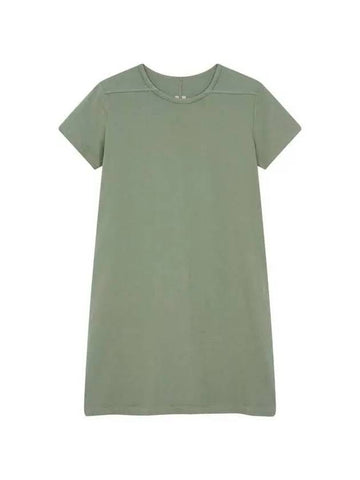 WOMEN Short Sleeve Cotton T Shirt Fatigue - RICK OWENS - BALAAN 1