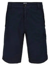 Lens Wappen Twill Stretch Cargo Shorts Navy - CP COMPANY - BALAAN 2