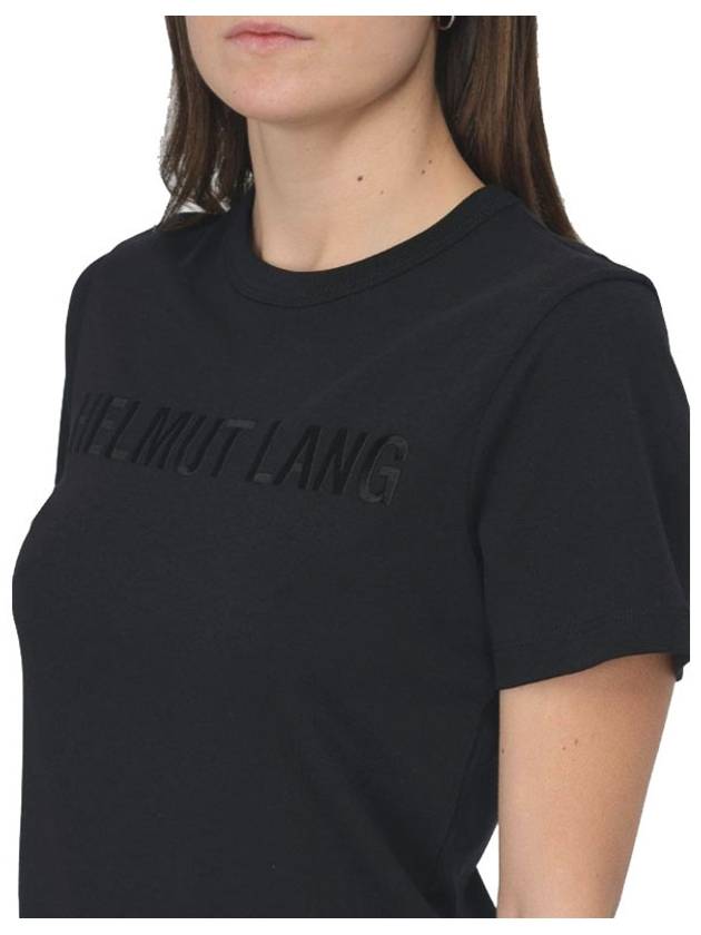 Crew Neck Short Sleeve T-Shirt Black - HELMUT LANG - BALAAN 5