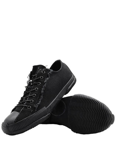 Yohji Yamamoto Men's Black Low Top Lace Up Sneakers, Brand Size 4 - YOHJI YAMAMOTO - BALAAN 2