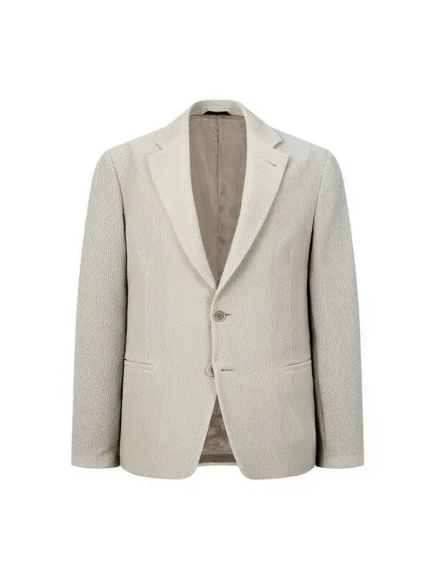 Men s Easy Mesh No cheat Single Jacket Beige 270195 - GIORGIO ARMANI - BALAAN 1