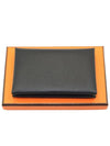 Calvi Absong Palladium Hardware Card Wallet Black - HERMES - BALAAN 2