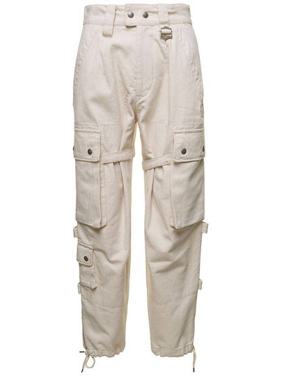 SS23 ELORE Pants Beige PA0099FA A2G02I - ISABEL MARANT - BALAAN 2