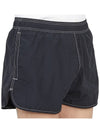 Vincent Logo Swim Shorts Black - ISABEL MARANT - BALAAN.