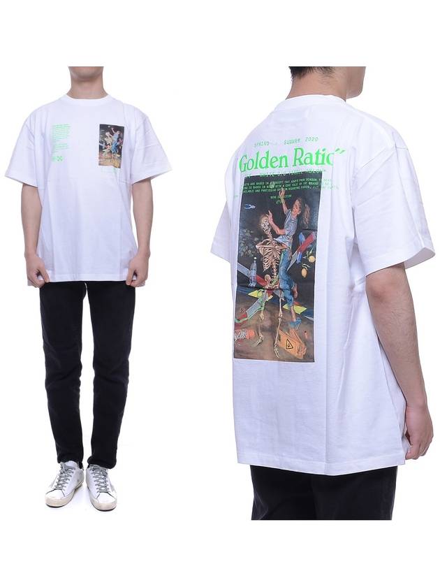 Pascal Painting Over Short Sleeve T-Shirt - OFF WHITE - BALAAN 2